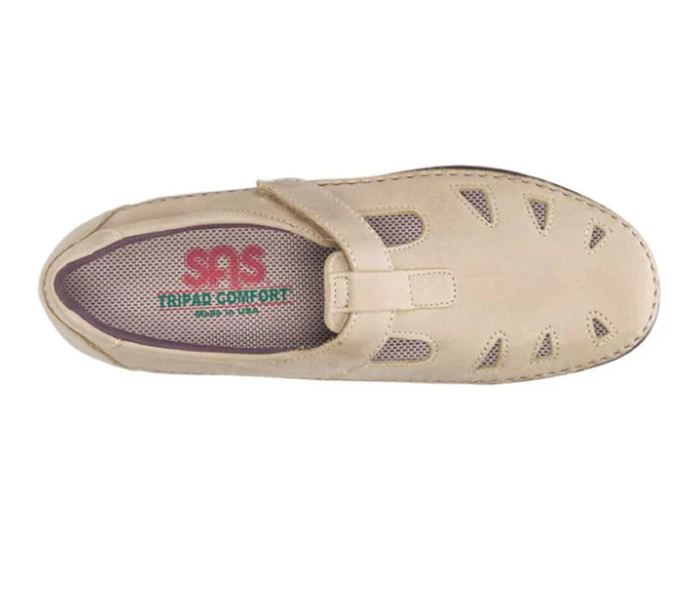 SAS ROAMER TRIPAD COMFORT BEIGE LEATHER SHOES WOMENS SIZE 9 M